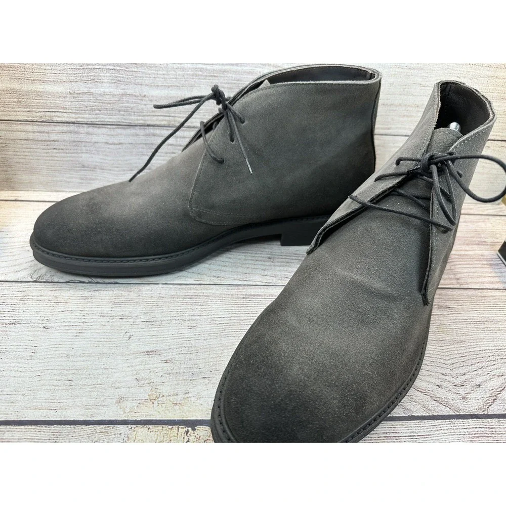 To Boot New York Adam Derrick Men's Gray Suede Chukka Boots Size 11 *NEVER WORN*
